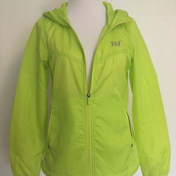 361 lime green wind breaker - Picture 1 of 8